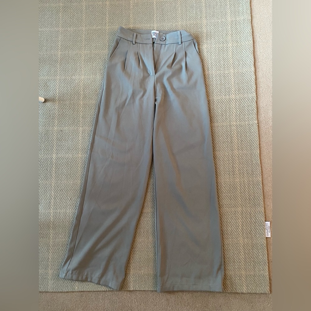 Princess Polly Archer pants in light grey